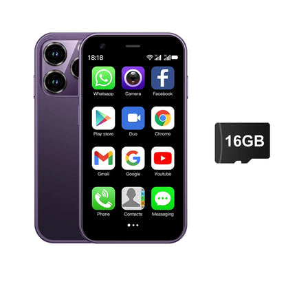 SERVO 15SE Mini Smartphone 3.0" Android 3G Dual SIM 2GB+16GB WiFi WhatsApp Small Smart Phone