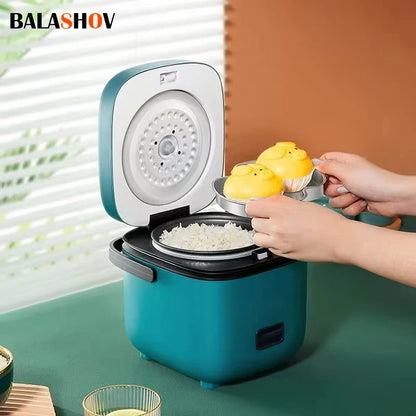1.2L Mini Electric Rice Cooker Automatic Food Steamer & Warmer for 1–2 People