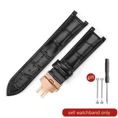 For GC Genuine Leather Watch Band Gucci Guess Gays Notch Watch Strap 20*11mm  22*13mm Men Women