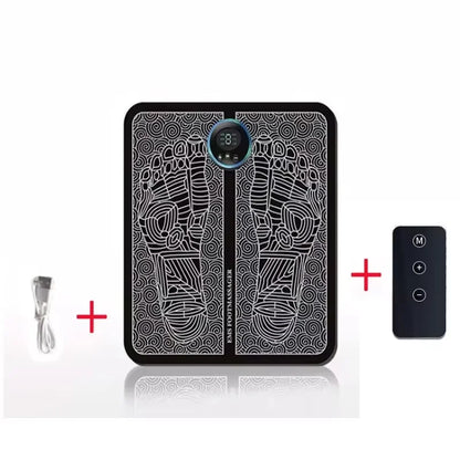 3pc Ems Smart Massage Set Full Body Massager Foot Acupoint Massager Portable Electronic Massager Relieve Shoulder Neck Back Pain