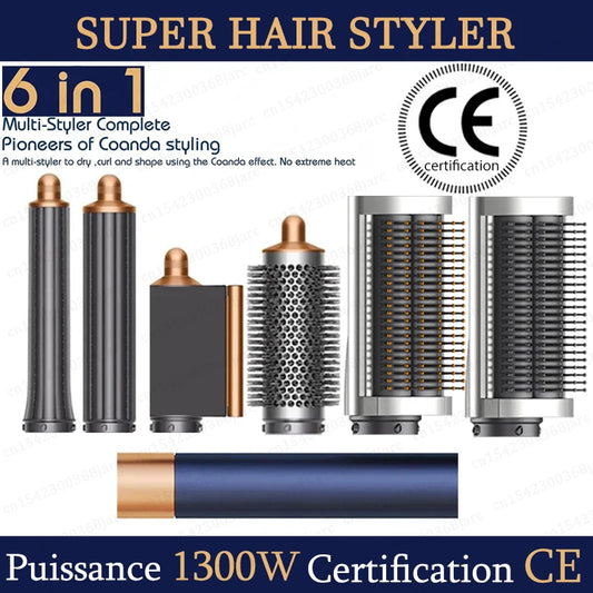 SenCiciMen X9 Multi Hair Styler Curling Iron Hair Hot Air Brush Curling Barrel Hair Dryer Salon Professional Curly Hair Styler