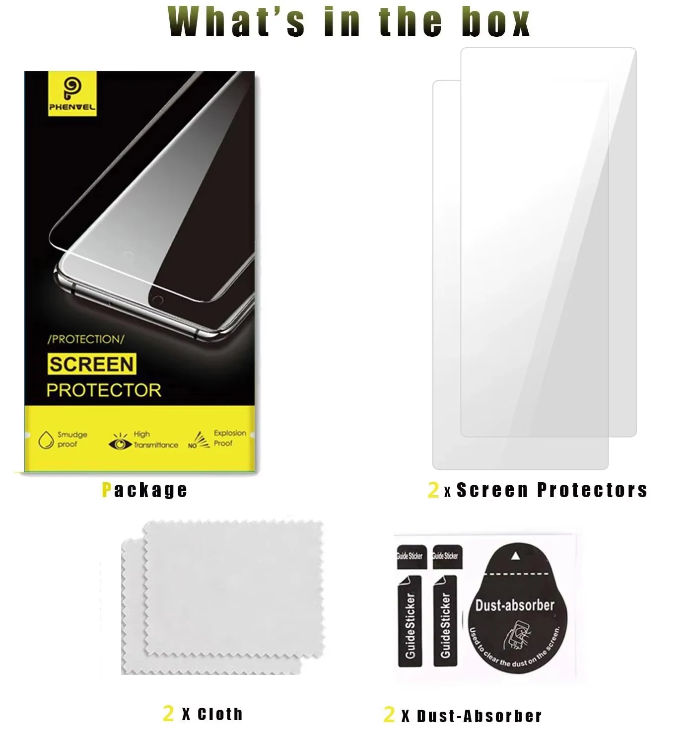 2pc Crystal Clear Tempered Glass Screen Protector For Xiaomi POCO F7 Full Cover Anti Shatter Protective Glass