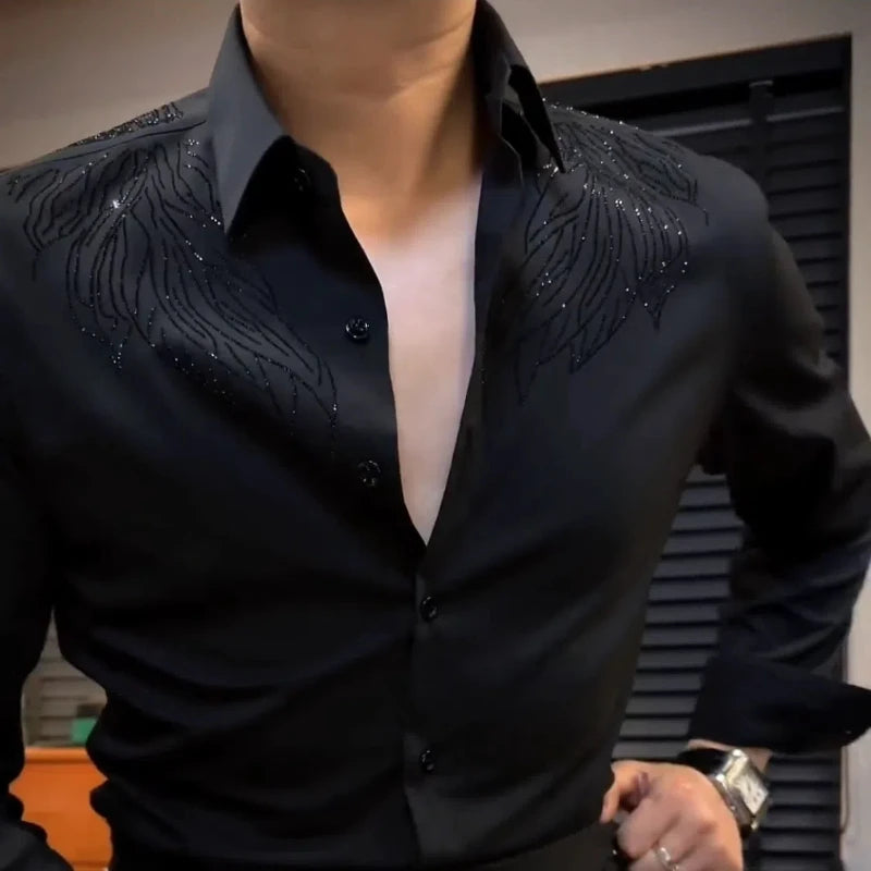 Spring Autumn New Hippie Fashion Solid Shirt