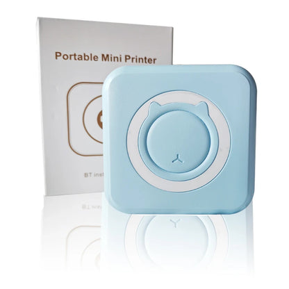 Mini Thermal Printer - Portable Wireless Bluetooth Label Sticker Photo Printer
