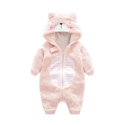Newborn Baby Romper – Warm Long Sleeve Cosplay Jumpsuit for Infant Boys, Baby Costume Suit