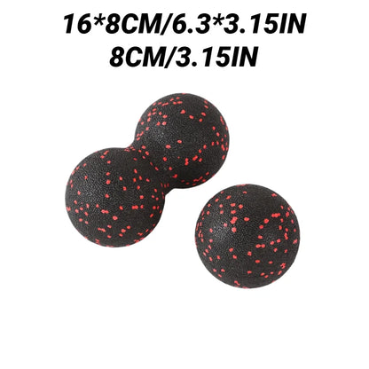 Yoga Peanut Balls Body Massage Fascia Ball Suit Foam Block High Density Muscle Relaxation Lacrosse Exercise Fitness Relieve Pain