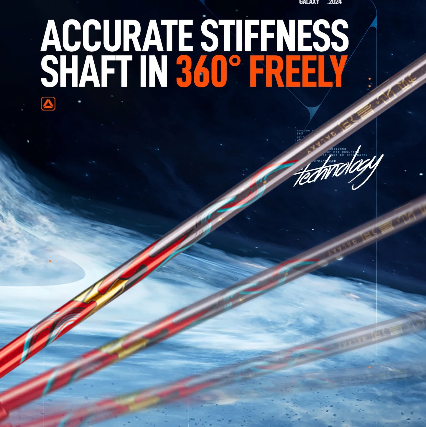 Kawasaki YUJIAN GALAXY 4U Badminton Racket 2025 Model High Speed 200km/h Air Boom Racquet