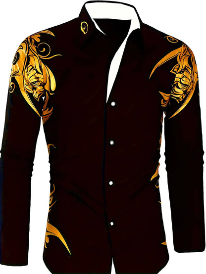 2025 Men’s Formal Button-Up Shirt