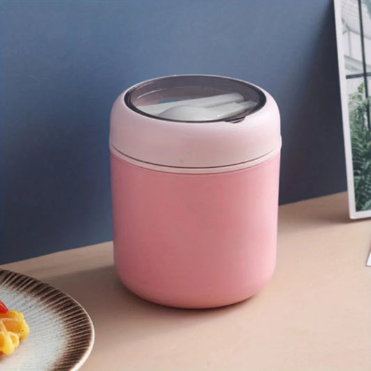 530ml / 710ml Stainless Steel Food Thermal Jar – Insulated Soup Cup & Lunch Box, Keeps Food Hot for School Children