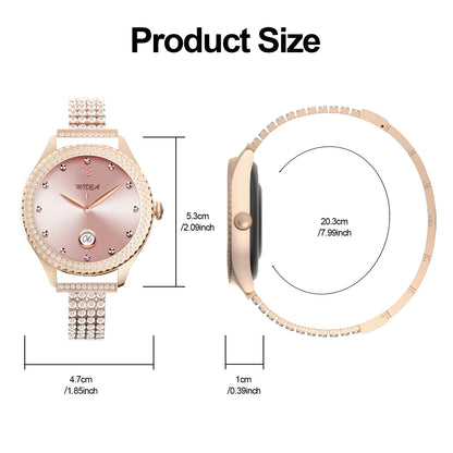 Women’s Smart Watch – Wireless Calling Smartwatch with 100+ Sports Modes, Fitness Tracking & Music Control