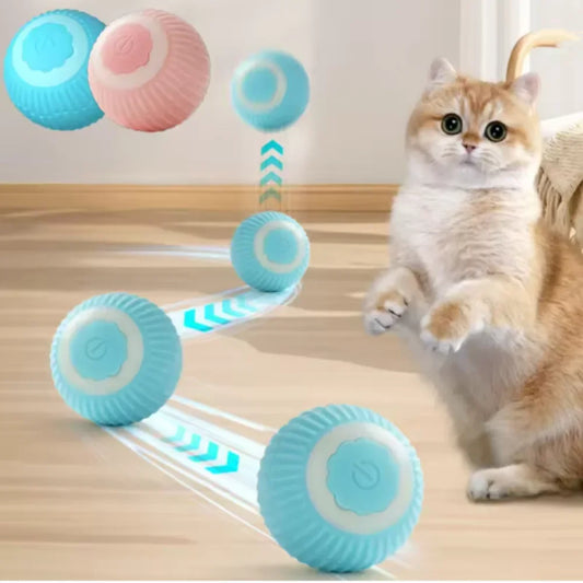 Smart Cat Toy Ball - Automatic Rolling Interactive Electric Toy for Indoor Cats & Kittens