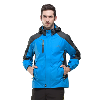 Men’s Waterproof Outdoor Jacket – TRVLWEGO Autumn Hiking Camping Windbreaker Coat