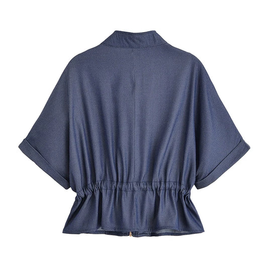 Women’s 2-Piece Casual Pants Set – Short Sleeve Shirt & High-Waist Trousers | 2025 Fashion Outfit