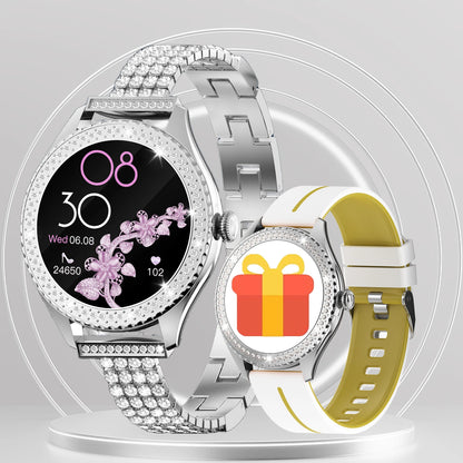 Women’s Smart Watch – Wireless Calling Smartwatch with 100+ Sports Modes, Fitness Tracking & Music Control