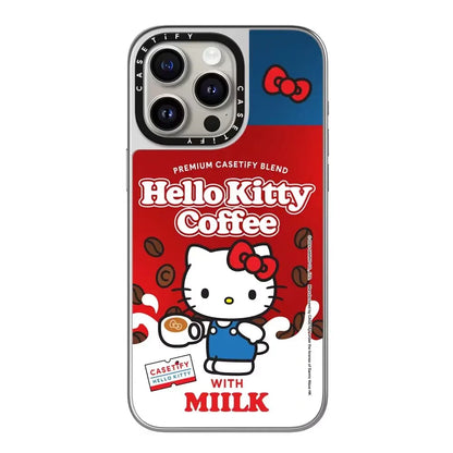 Hello Kitty Iphone 16 Promax Phone Case With Mirror Finish Technology Anti Drop All Inclusive Creative Cartoon Protective Cover