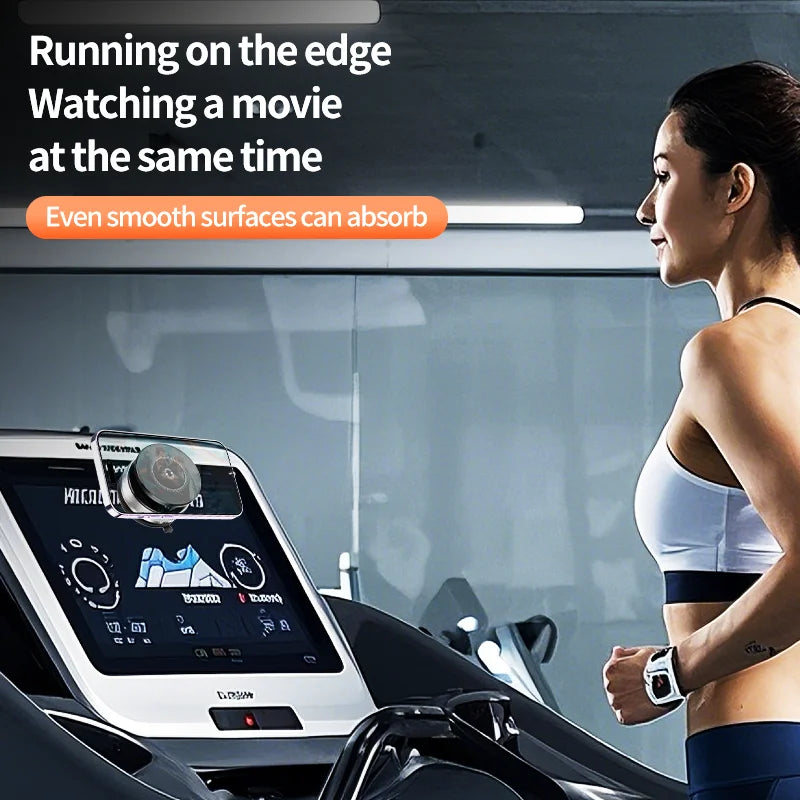 Magnetic Phone Holder for Car - Upgraded 360° Vacuum Magnetic Phone Holder for Your Car/Gym/Mirror Mount for iPhone & Android