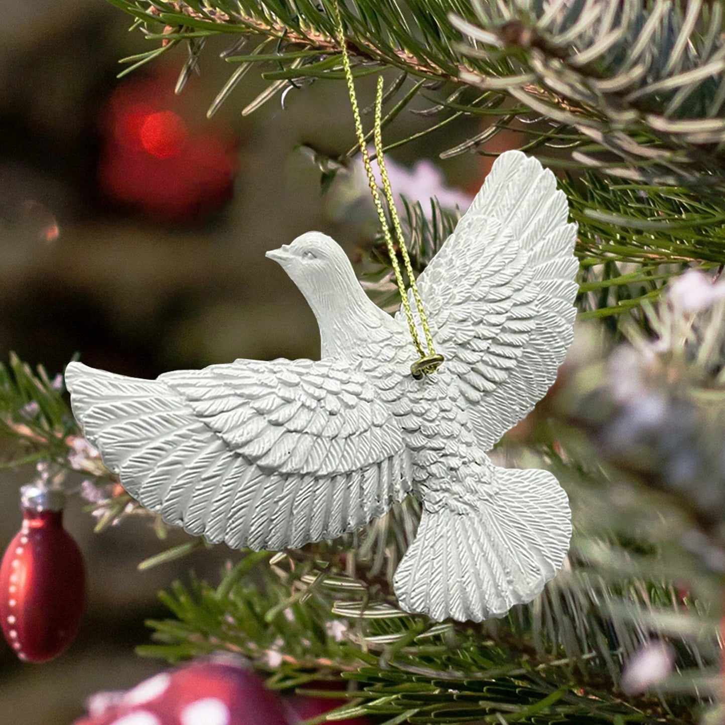 Friendship Doves Christmas Ornament – Home Alone 2-Inspired Resin Doves Tree Decoration & Gift for Someone Special