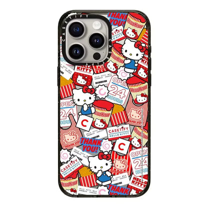 Hello Kitty Iphone 16 Promax Phone Case With Mirror Finish Technology Anti Drop All Inclusive Creative Cartoon Protective Cover