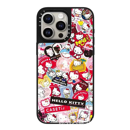 Hello Kitty Iphone 16 Promax Phone Case With Mirror Finish Technology Anti Drop All Inclusive Creative Cartoon Protective Cover