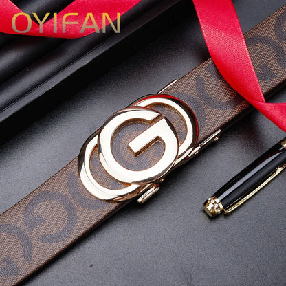 Luxury Brand Belt for Men Automatic Belt, Business Casual Fashion Designer Mens Belt  구찌 벨트
