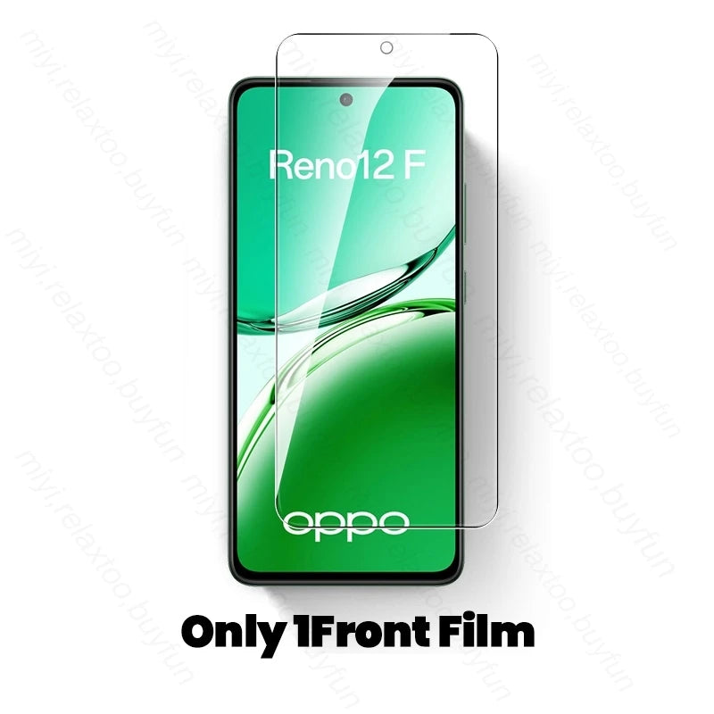 Reno12F 4/5G Glass 4To1 Tempered Glass Screen Protectors for Oppo Reno12 F 4G 5G Protective Glass on Opo Reno 12F 12 F S FS F12