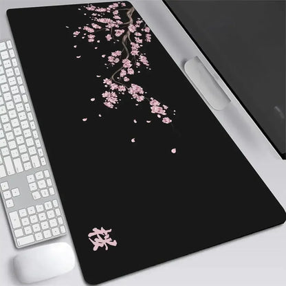 Japan Cherry Blossom XXL Gaming Mouse Pad Sakura Deskmat for Laptop & Keyboard