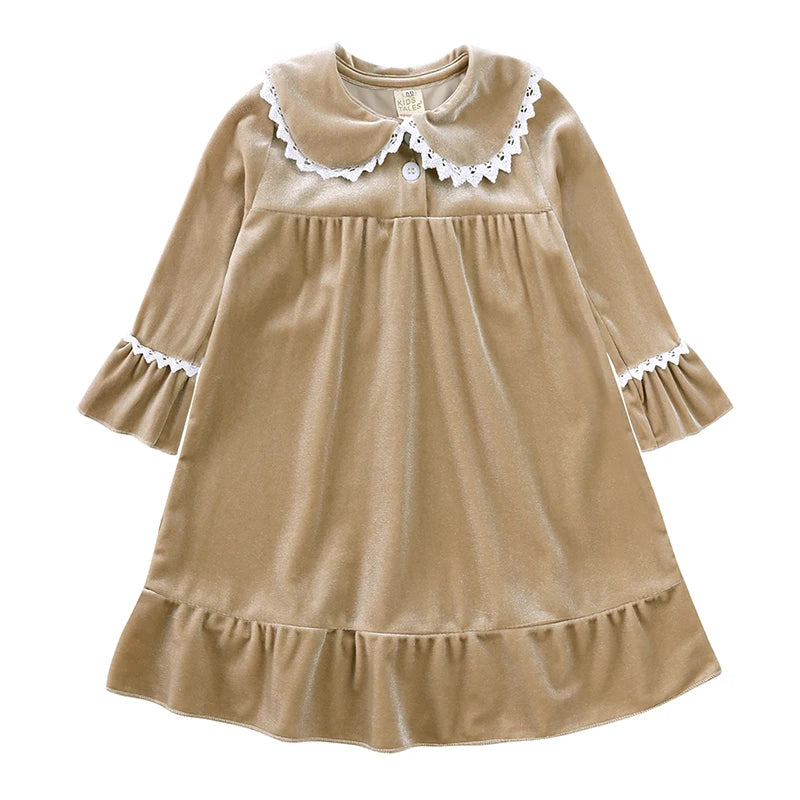 Christmas Family Xmas Children Boy Girl Pyjamas Dress Clothes Sets Customizing Velvet Long Sleeve Kid Sleepwear+Pants Costumes