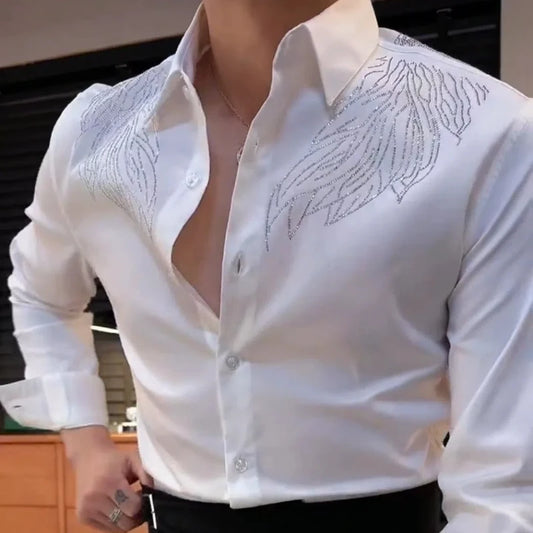 Spring Autumn New Hippie Fashion Solid Shirt