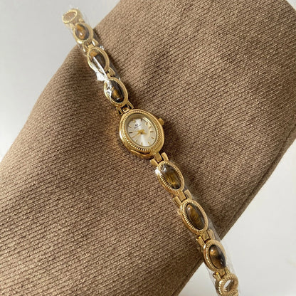 High-End Luxury Green Jade Quartz Watch – Elegant Women’s Bracelet Wristwatch, Fashion Jewelry Gift