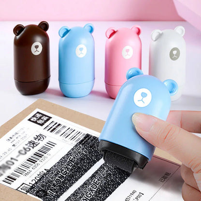 Privacy Roller Stamp - Identity Theft Protection Stamp for Confidential Documents & Mail