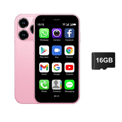 SERVO 15SE Mini Smartphone 3.0" Android 3G Dual SIM 2GB+16GB WiFi WhatsApp Small Smart Phone