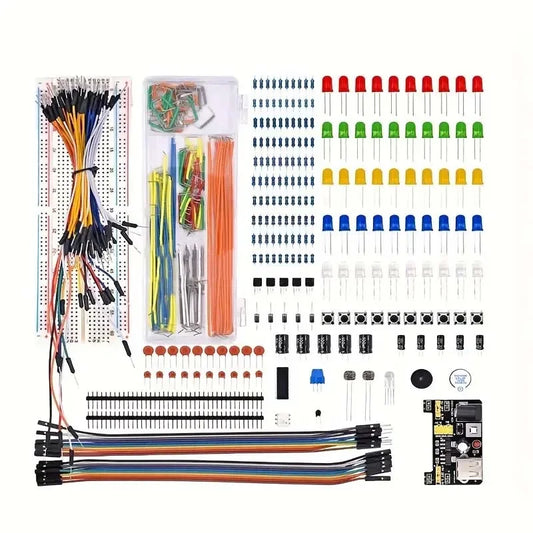 830-Piece Arduino UNO R3 DIY Electronics Starter Kit – Breadboard & Component Set for DIY Projects