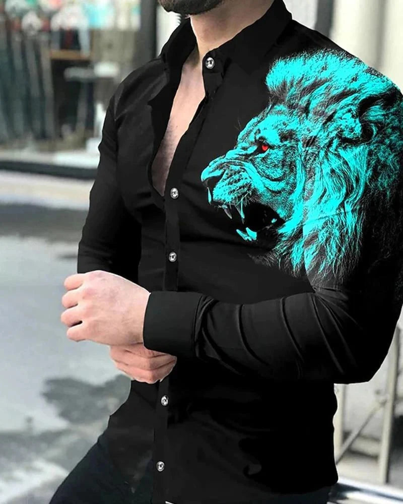 Fashion Men’s Designer Starry Sky Luxury Shirt