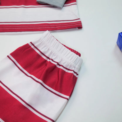 2025 Striped Family Christmas Pajama Set – Matching Mom, Dad, Kids & Baby Sleepwear
