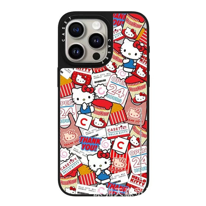 Hello Kitty Iphone 16 Promax Phone Case With Mirror Finish Technology Anti Drop All Inclusive Creative Cartoon Protective Cover