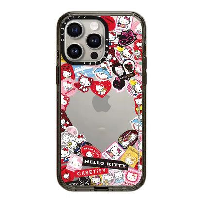 Hello Kitty Iphone 16 Promax Phone Case With Mirror Finish Technology Anti Drop All Inclusive Creative Cartoon Protective Cover