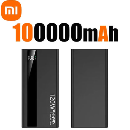 Xiaomi 120W 200000mAh Power Bank High Capacity Super Fast Charging Power Bank Portable Battery Charger For Huawei iPhone Samsung