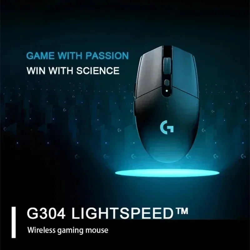 Original Logitech G304 Lightspeed Wireless Gaming Mouse 12000DPI HERO Sensor 6 Buttons for PC Mac