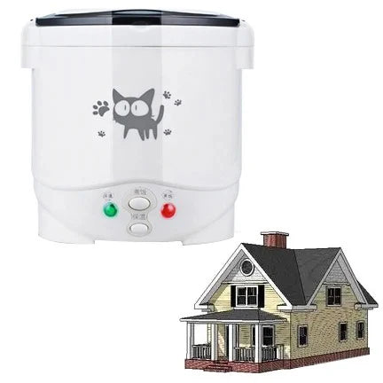 Portable Electric Mini Rice Cooker 12V/24V/220V MultiCooker for Car Truck Home Use