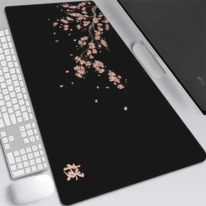Japan Cherry Blossom XXL Gaming Mouse Pad Sakura Deskmat for Laptop & Keyboard