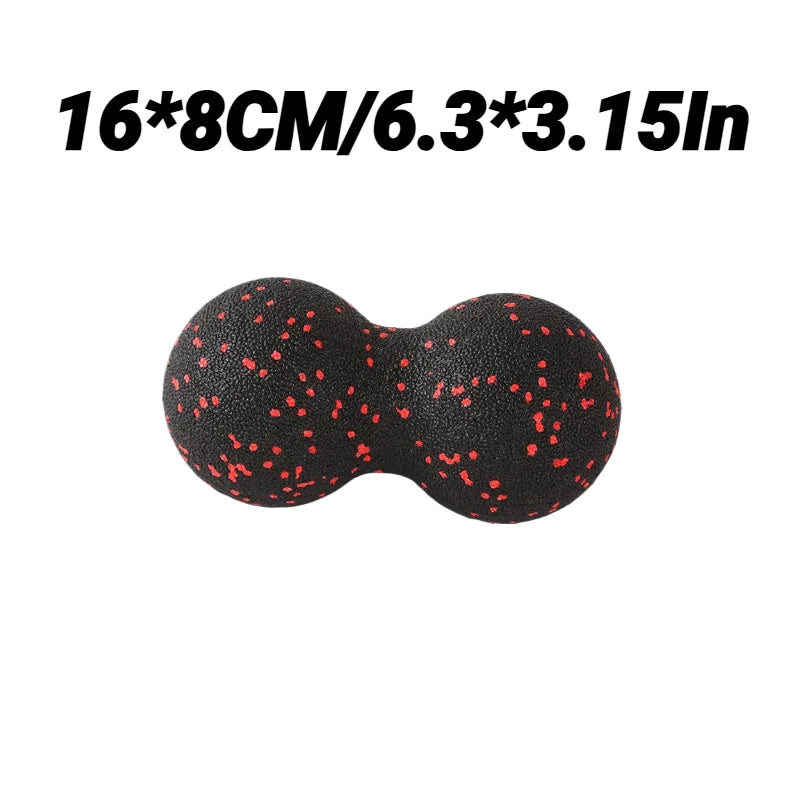 Yoga Peanut Balls Body Massage Fascia Ball Suit Foam Block High Density Muscle Relaxation Lacrosse Exercise Fitness Relieve Pain