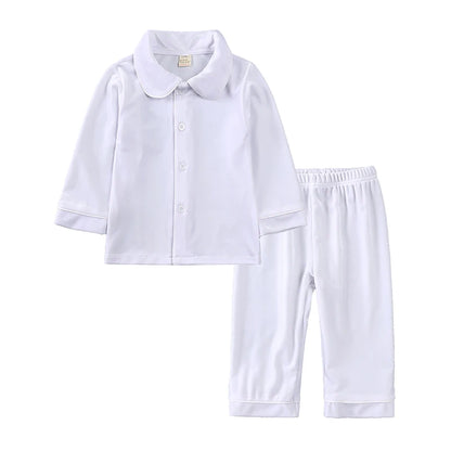 Christmas Family Xmas Children Boy Girl Pyjamas Dress Clothes Sets Customizing Velvet Long Sleeve Kid Sleepwear+Pants Costumes