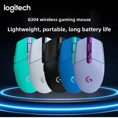 Original Logitech G304 Lightspeed Wireless Gaming Mouse 12000DPI HERO Sensor 6 Buttons for PC Mac