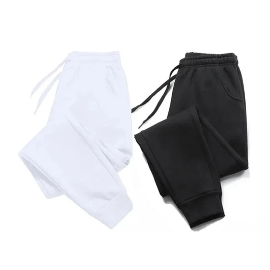 Women’s Autumn Winter Fleece Sweatpants – Casual Joggers, Sports Gym Trousers, Solid Color Workout Pants