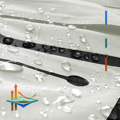 Women’s 3-in-1 Waterproof Hiking Jacket – Fleece Lined Winter Windbreaker