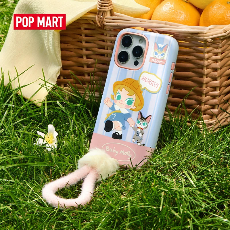 POP MART Baby Molly & Baby Tabby Series-Phone Case For iPhone 16 Pro / 16 Pro Max