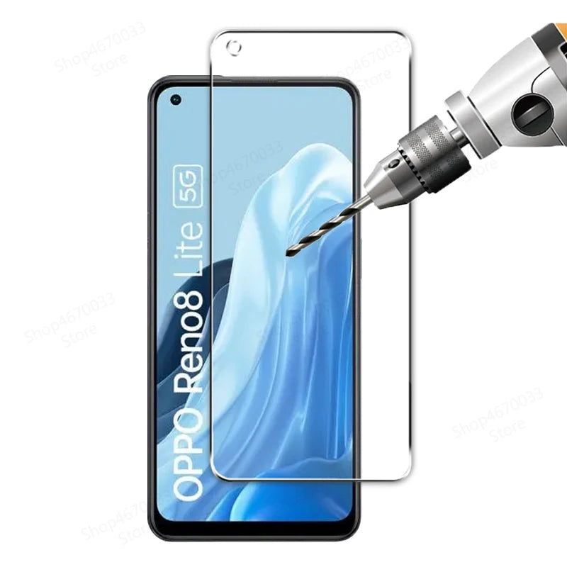 4PCS Screen Protector For OPPO Reno 8 Lite 8T 4G 7 8 Pro Plus 7 Z 6 5 Lite Tempered Glass For Find X5 X3 Lite Protection Glass
