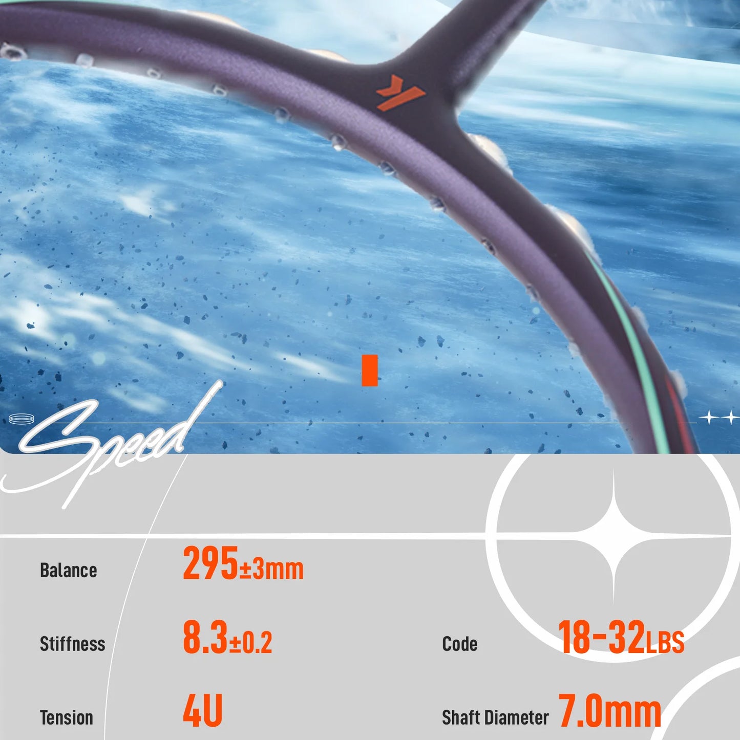 Kawasaki YUJIAN GALAXY 4U Badminton Racket 2025 Model High Speed 200km/h Air Boom Racquet