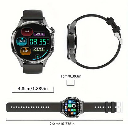 Men’s 1.52” HD AMOLED Smart Watch – Fitness Tracker with 110+ Sport Modes, 24/7 Heart Rate & Sleep Monitor, IP68 Waterproof