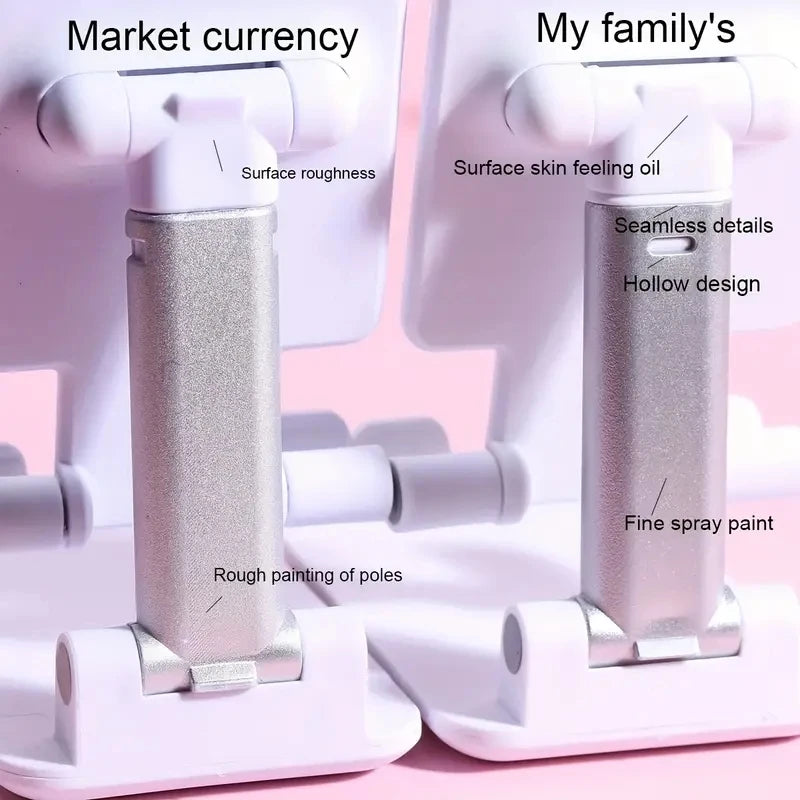 Adjustable Desk Mobile Phone & Tablet Holder Stand – Universal Desktop Mount for iPhone, iPad, Xiaomi & Android DevicesMobile Accessories